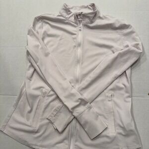 Tommy Bahama Golf Womens Long Sleeve Zip Up Athletic Jacket Size XL pink